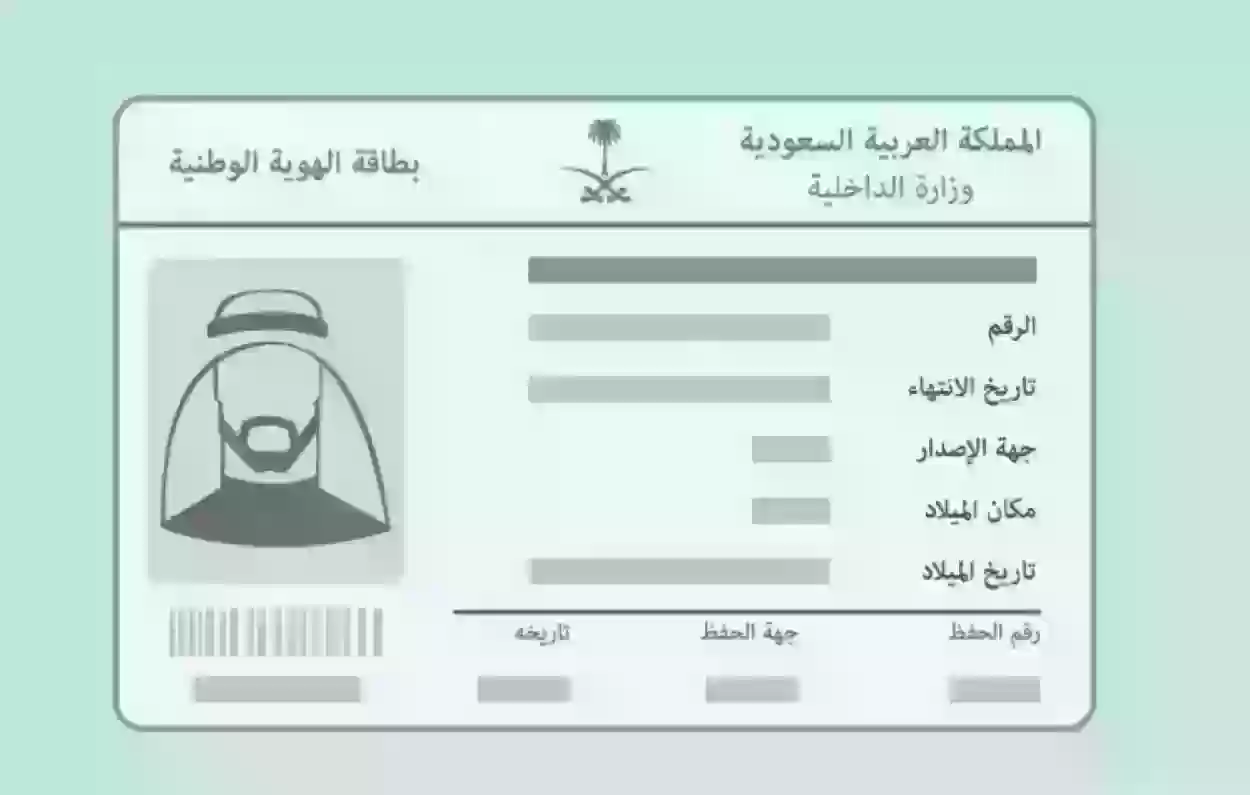 شروط استخراج الهوية الوطنية بدل تالف 1445