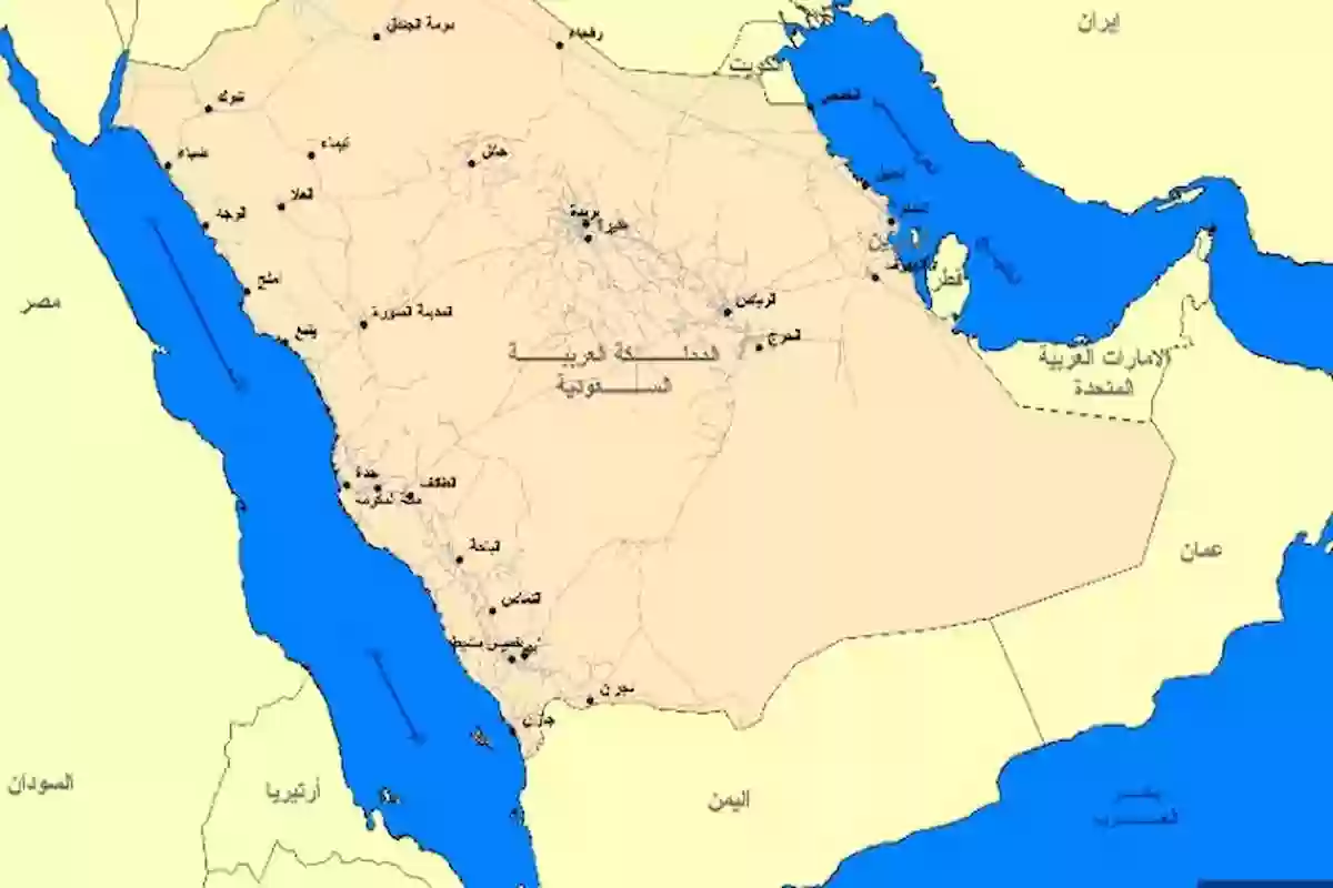 كم عدد البحار التي تحد المملكة العربية السعودية؟ وأبرز المعلومات عنهم